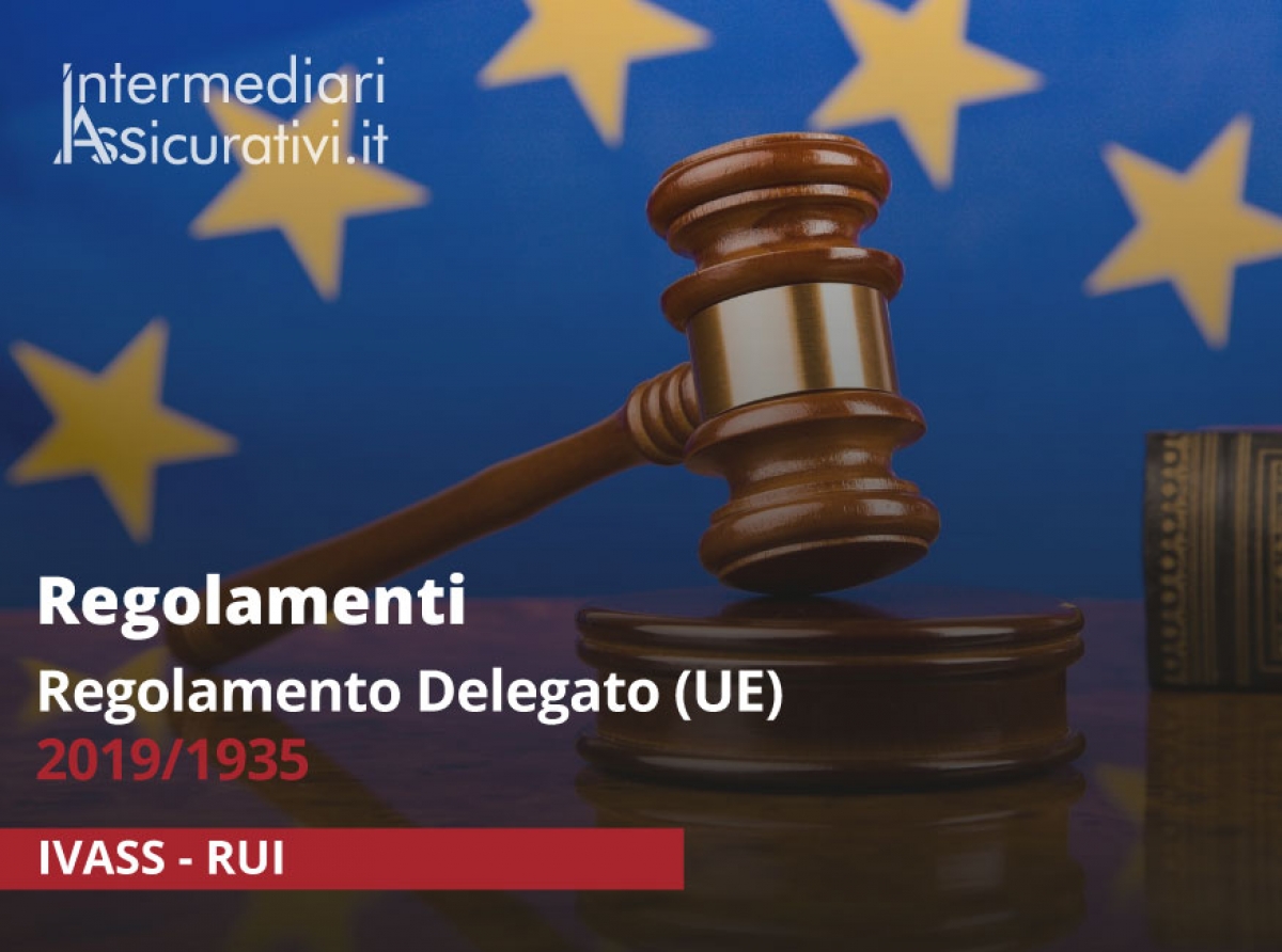 Regolamento Delegato (UE) 2019/1935